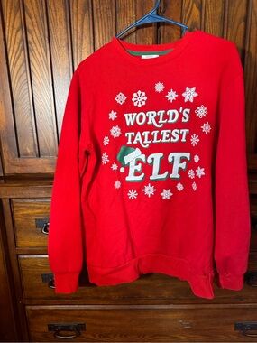 Holiday Time Red and Green Holiday Sweatshirt